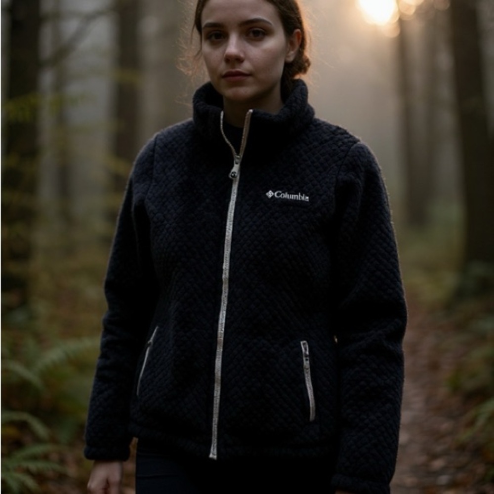 Columbia Women's Dark Quilted Ski Jacket